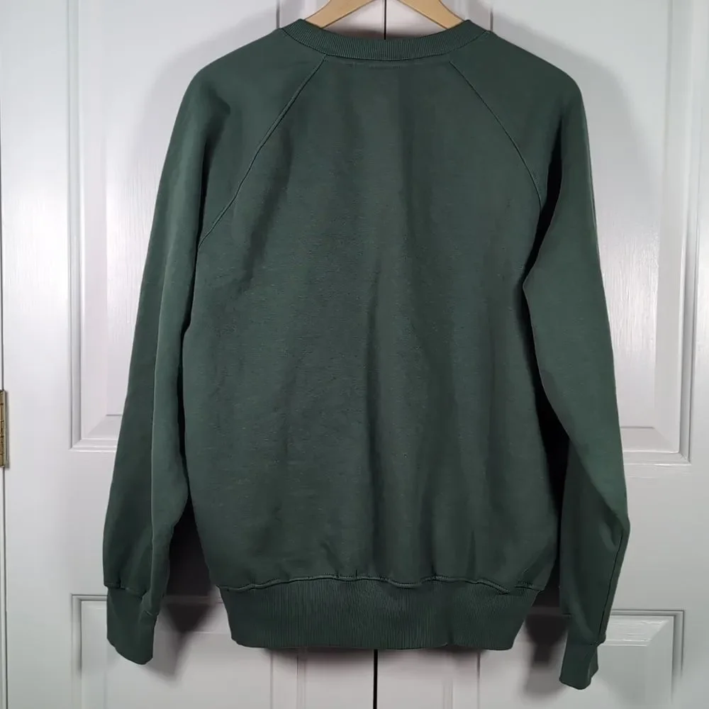 The North Face Men’s Evolution Crew Sweatshirt Green Size Medium Gorpcore
